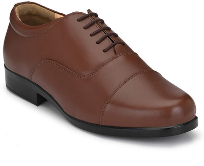 SIMATA Genuine Leather Oxford For Men(Brown , 10)
