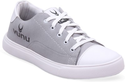 vunu Fashionable Grey Casual-Sneaker Shoes for Men Canvas Shoes For Men(Grey , 11)