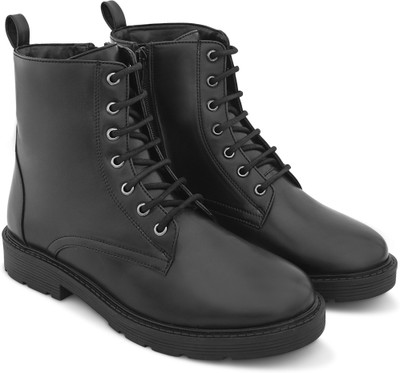 Roadster Boots For Women(Black , 8)