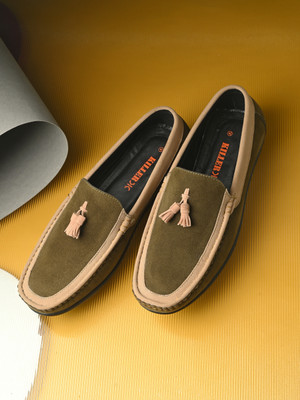 KILLER Stylish & Comfort Loafer KL50003-OLIVE Loafers For Men(Olive , 8)