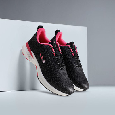 CAMPUS Running Shoes For Women(Black , 6)