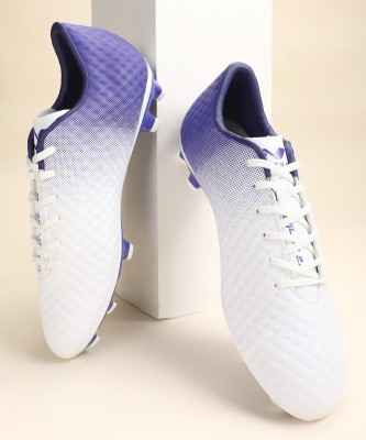 NIVIA Oslar 2.0 Football Shoes For Men(White, Purple)