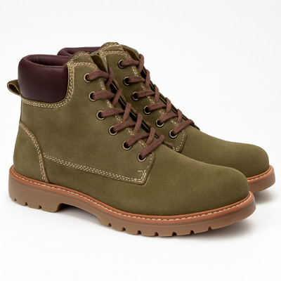 Partner Boys Zip Casual Boots(Brown)