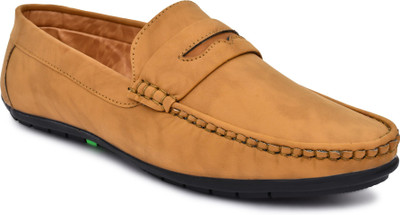 STEPORIZE Loafers For Men(Khaki , 10)