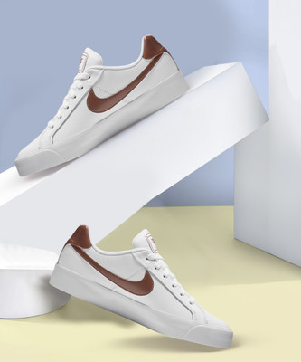 NIKE Court Royale AC Tennis Shoes For Women(White , 4)