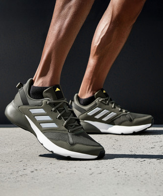 ADIDAS CyberRun M Running Shoes For Men(Green , 9)