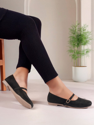 SELFIEE Bellies For Women(Black , 4)