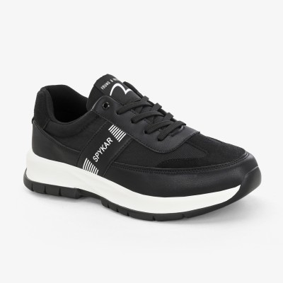 Spykar HARPER Sneakers For Men(Black , 7)