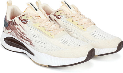 Aqualite Aqualite VEGAS-39 Men's Sports Shoes for Running with Lace-ups & Slip-Resistance Walking Shoes For Men(Beige , 7)