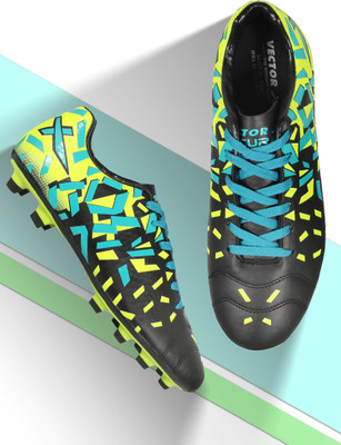 VECTOR X Acura Soccer Studs Synthetic Leather Upper Material With TPU Sole Football Shoes For Men(Multicolor , 9)