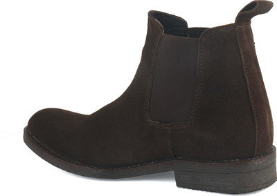 XHUGOY New 12923-ES-BRT-BR-43 Boots For Men(Brown , 9)