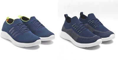Face Stylish Sports Shoes for Men – Ideal for Running, Gym & Training Sneakers For Men(Navy, Navy , 8)