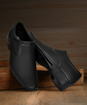 Aaeshu Premium Quality Office wear Stylish and Comfortable Slip On For Men(Black , 6)
