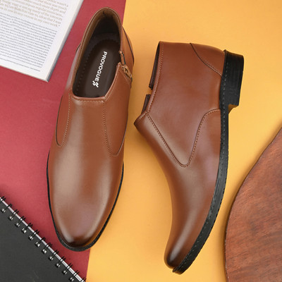 PROVOGUE Boots For Men(Tan , 10)