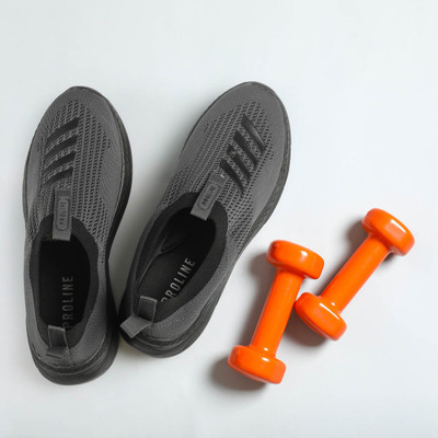 Proline Walking Shoes For Men(Black , 8)