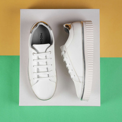 MOCHI Sneakers For Women(White , 5)