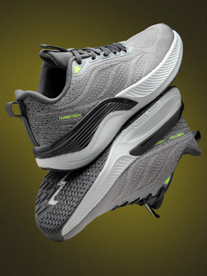 action Action Stylish Trendy Ultra Comfort Cusioned Sport Lace-Up Running Shoe For Men Running Shoes For Men(Grey , 8)