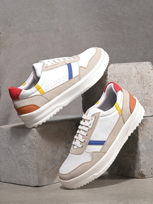 HERE&NOW Casual Sneakers For Men(Tan , 11)