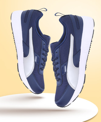 PUMA Draco Running Shoes For Men(Blue, Grey , 8)