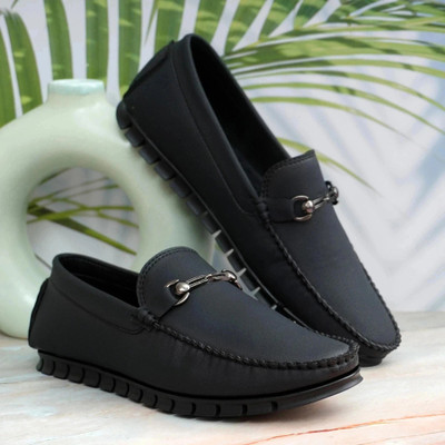 KILLER Loafer Shoes for Men | Formal & Casual Stylish, Lightweight Comfortable Wear Loafers For Men(Black , 7)