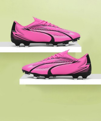 PUMA ULTRA PLAY FG AG Football Shoes For Men(Pink , 9)