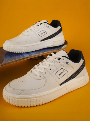 CAMPUS OG-10 Men's Casual Shoes | Ultra Cushioning with Bubble Yoga Max Insole |Lace-Up Sneakers For Men(White , 10)