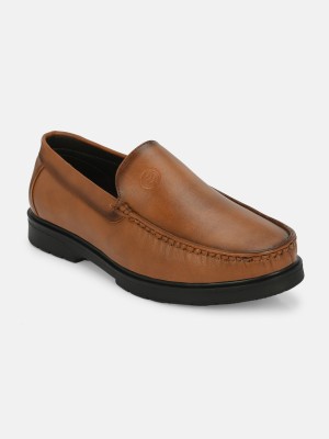 BIG FOX Track Sole Loafers For Men(Tan)