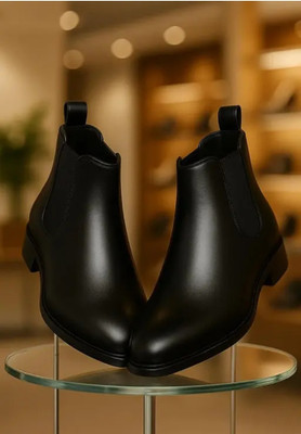 HM Collection Boots For Men(Black , 7)