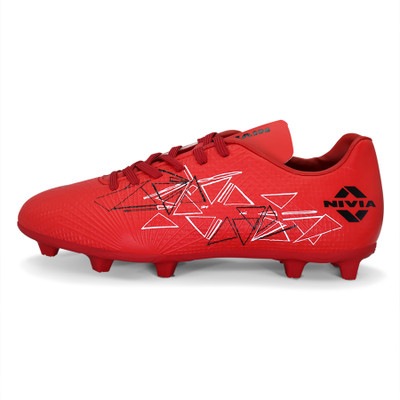 NIVIA Carbonite 7.0 Crest Football Shoes For Men(Red , 10)