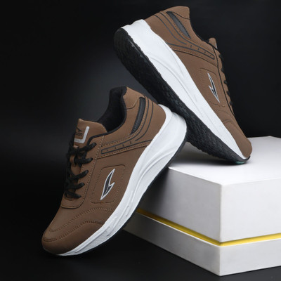 asian Waterproof-20 Men's Walking Shoes | Perfect for Work, Travel & Casual Use Sneakers For Men(Brown , 6)