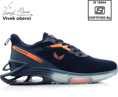 BERSACHE Premium Sports ,walking,Gym,cricket, Trending Running Shoes For Men's Walking Shoes For Men(Dark Blue , 9)