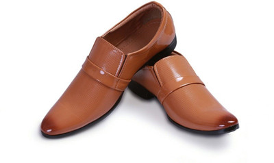 RED LIONS Slip On For Men(Tan , 8)