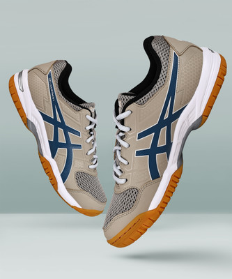 Asics GEL-COURTMOV+ Badminton Shoes For Men(Brown , 11)