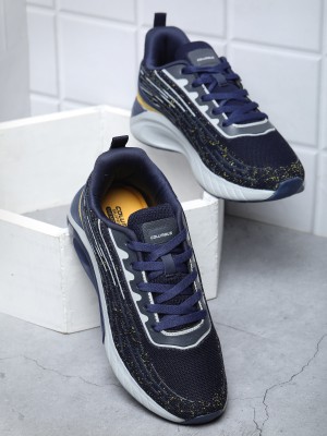 COLUMBUS Columbus HARLEY Sports Shoes for Men's Running,Walking,Gym,Comfort- Navy/Mustard Running Shoes For Men(Navy)
