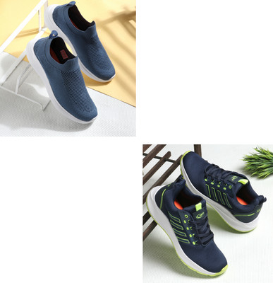 Face Stylish Sports Shoes for Men – Ideal for Running, Gym & Training Sneakers For Men(Blue, Navy , 9)