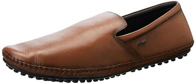 LEE COOPER Casual Moccasin Slip-On Shoes with Anti-Slip Sole Mocassin For Men(Tan , 6)