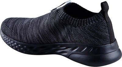 Neeman's Melange Slip Ons Casual Shoes For Men | Lightweight, Premium and Trendy Slip On Sneakers For Men(Black)