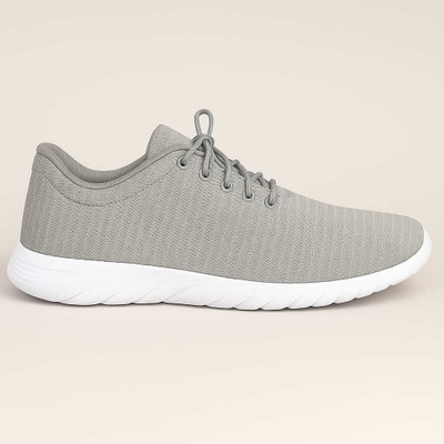 MAGIC Gray Running Shoe with Black Swoosh Casuals For Men(Grey , 6)