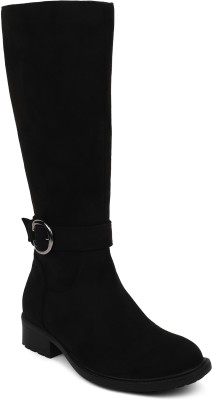 Elle Boots For Women(Black , 6)