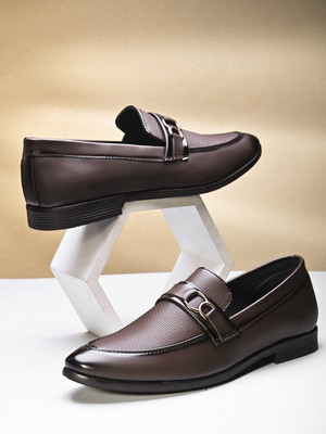 HERE&NOW Driving Shoes For Men(Brown , 7)