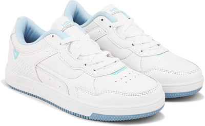 HRX by Hrithik Roshan Women White&Blue GameScape Sneakers Sneakers For Women(White , 8)