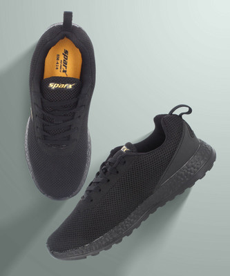 Sparx SM 414 Walking Shoes For Men(Black, Gold , 10)