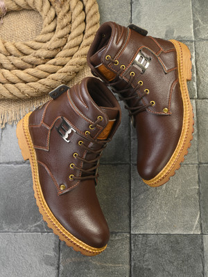 BIG FOX Cowboy Boots For Men(Brown , 8)