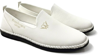 TRENDSCAPE WEAR Formal Shoe For Men's Loafers For Men(White , 7)