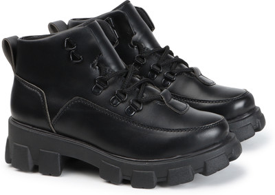 KILLER Smart Casual Lace-Up Sneakers For Women & Girls Sneakers For Women Sneakers For Women(Black , 6)