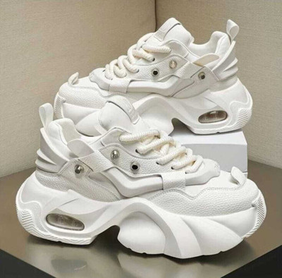 pinstyle Men’s Performance Shoes for Active Comfort Sneakers For Men(White , 10)