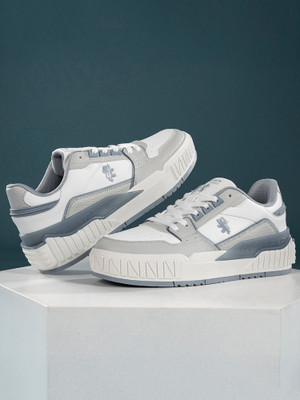 RED TAPE White Sneakers for Man | Lifestyle Casual Shoes for Boys | Sports Shoes Sneakers For Men(Blue, Grey , 8)