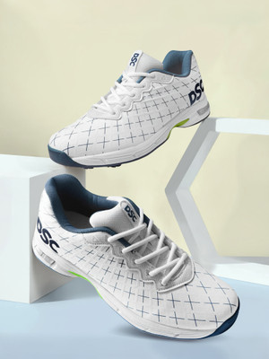 DSC Biffer 22 Cricket Shoes, Size: 7UK/ 8US/ 41EU, Breathable and Durable Cricket Shoes For Men(Grey , 7)