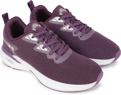 CAMPUS MONTANA Women's Casual Shoes | Memory Insole Cushioning with Nitrofly | Lace-Up Running Shoes For Women(Purple , 8)