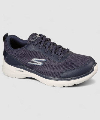 Skechers GO WALK 6 - BOLD KNIGHT Walking Shoes For Men(Navy , 8)